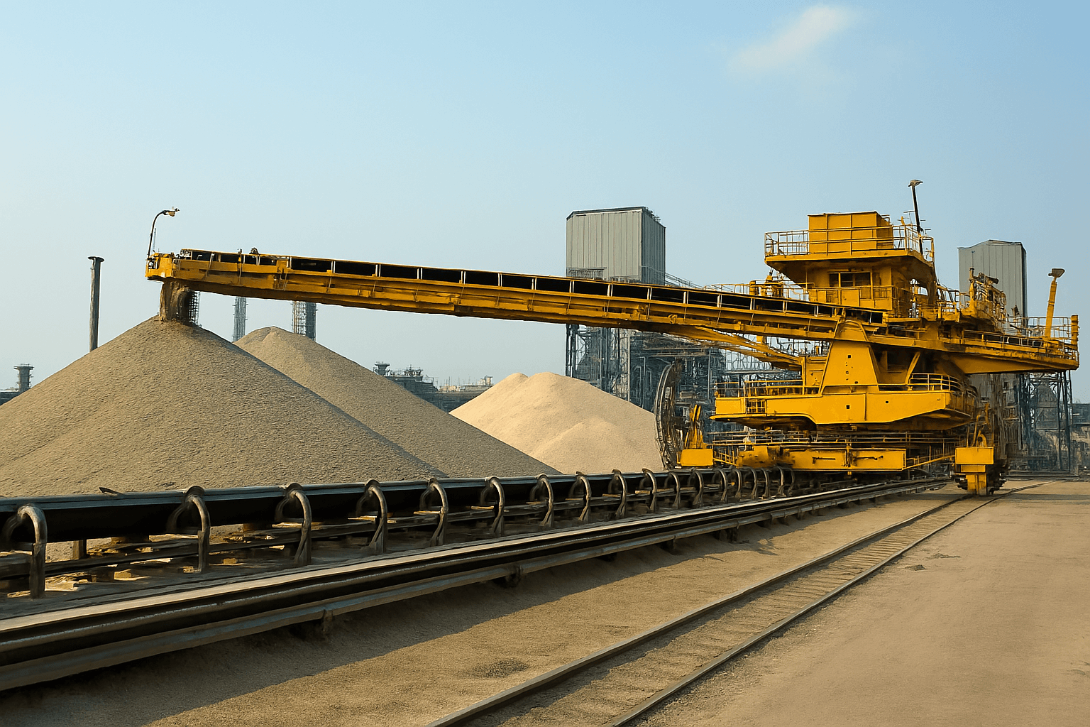 Industrial sand conveyor