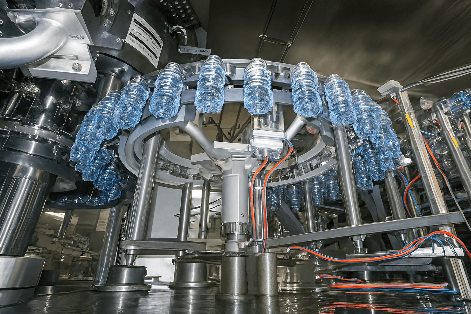 Automated beverage bottling machine