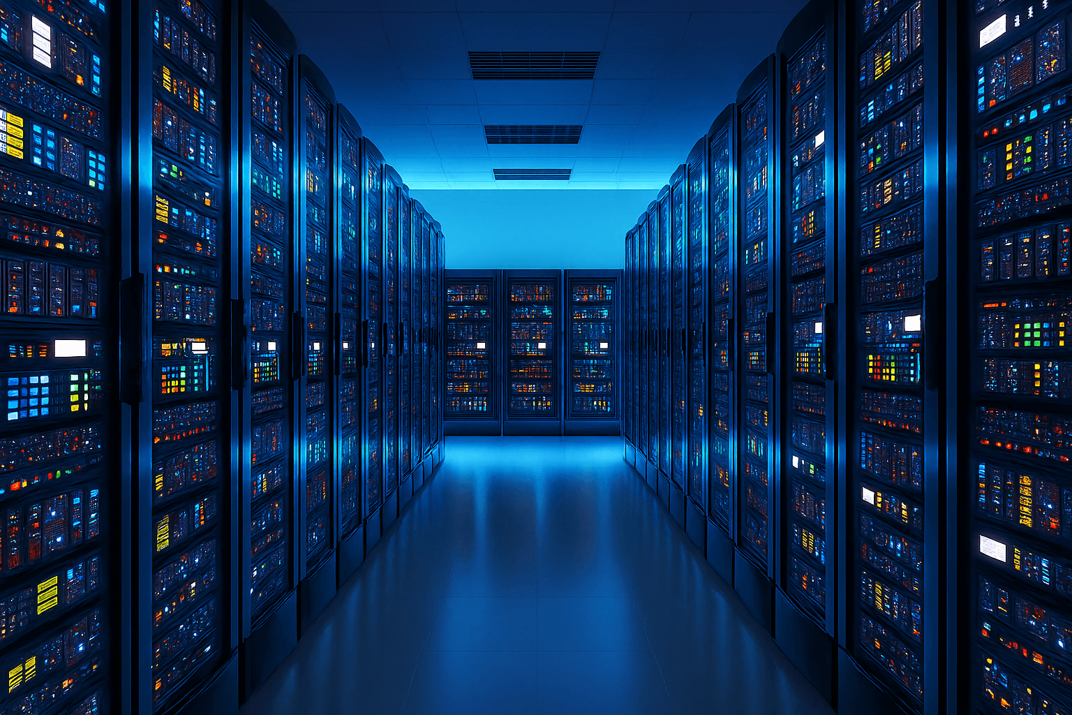 Data center server room