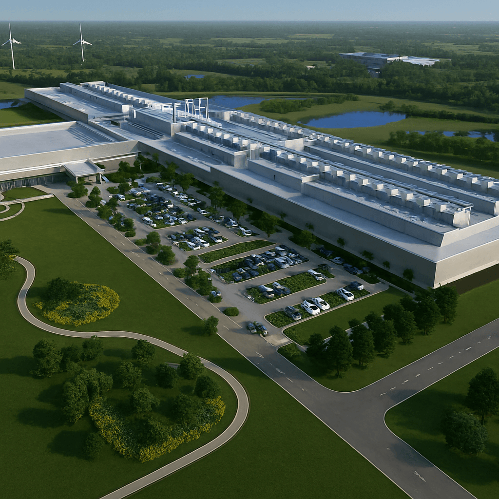 Sustainable industrial campus and data center