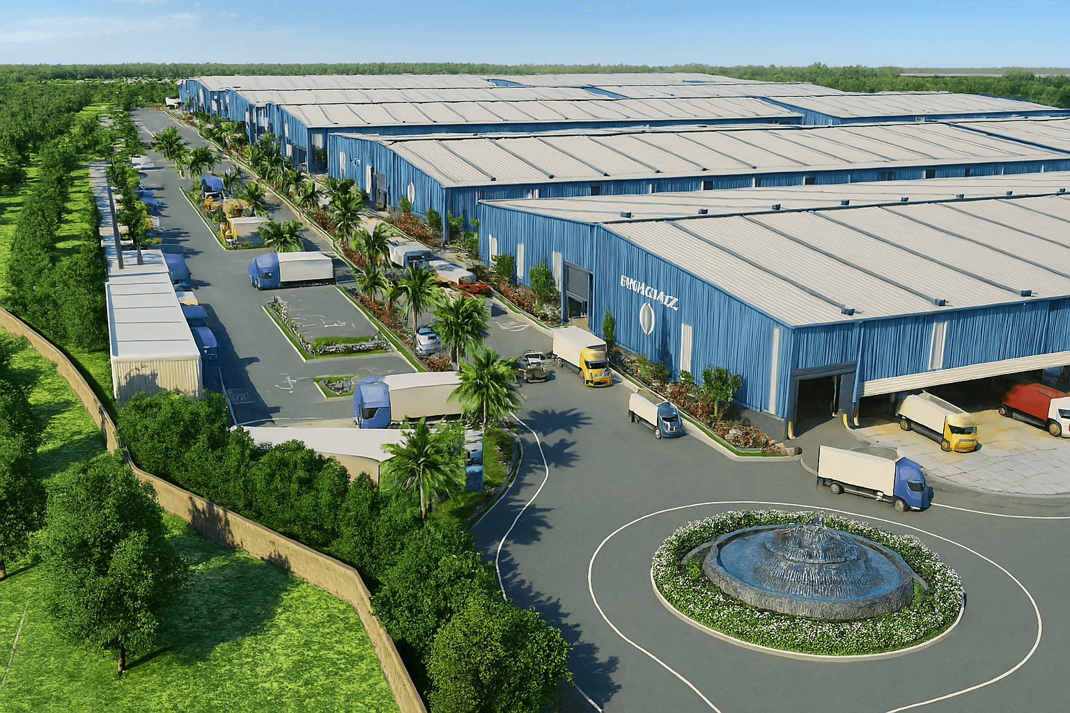 Warehouse logistics park