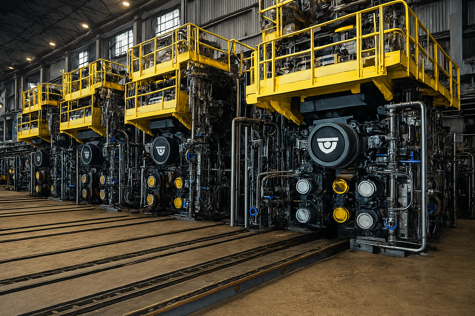 Paper production line